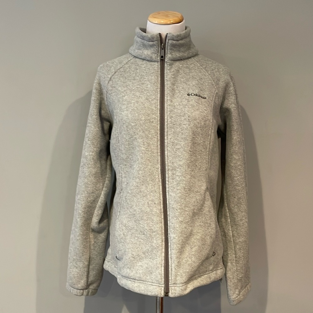 Columbia full-zip Grey fleece - size Large